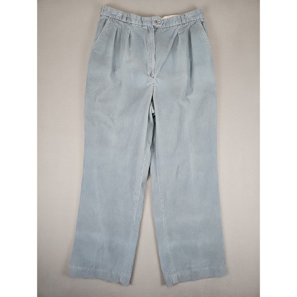 Pants - VTG Giorgio Sant' Angelo Corduroy Trouser Pants Womens 13/14 28x27 Blue Bareback